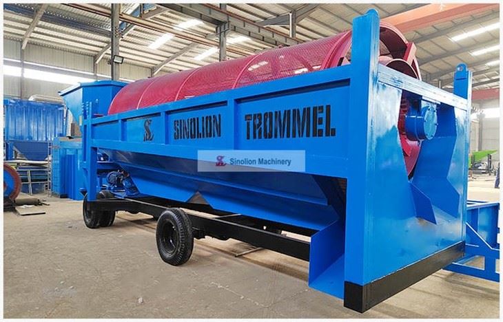 Hot High Recovery Gold Trommel Wash Plant